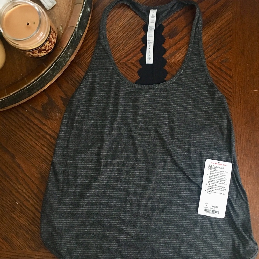 NWT lululemon athletica 105 F Singlet Lasercut 8